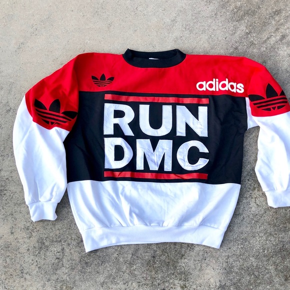 adidas Other - 🎤🎤 Vintage 90s Run DMC Adidas Sweatshirt